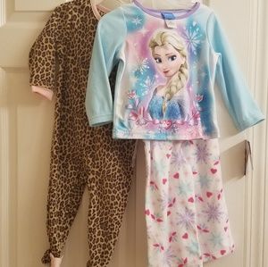 Baby girls sleep and play pj set size 2 & 18mo
